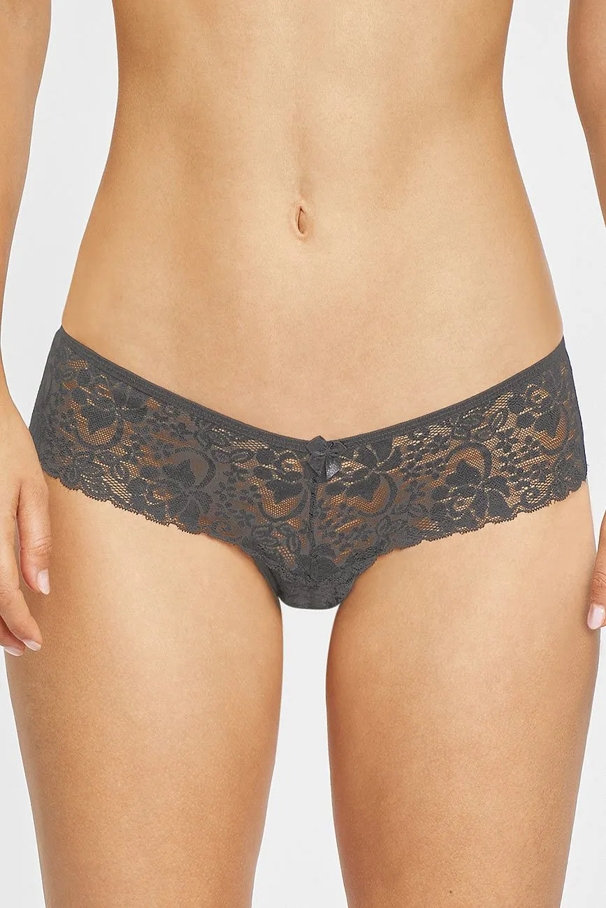 Multipack 3x String (Schwarz/Grau/Creme) Von Lascana – Bild 3