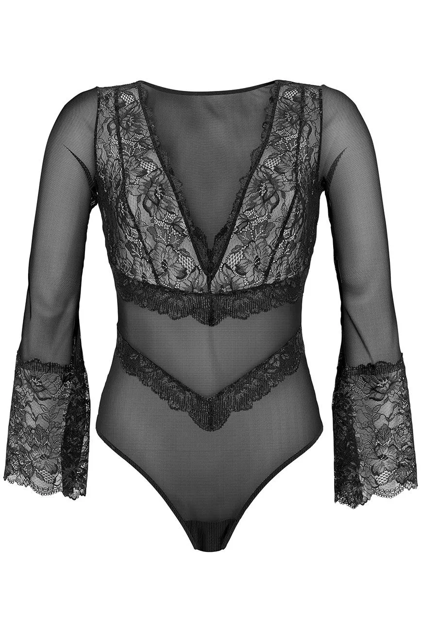 String-Body Mit Tiefem Decolleté Von Lascana – Bild 5